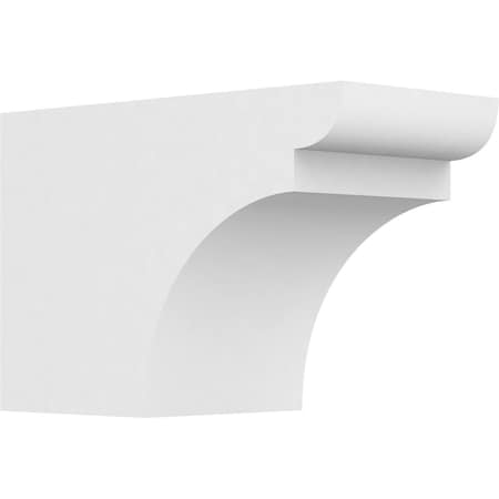 Ekena Millwork Standard Yorktown Architectural Grade PVC Rafter Tail, 6"W x 8"H X 12"L RFTP06X08X12YOR